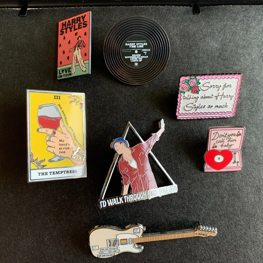 Harry Styles enamel pins